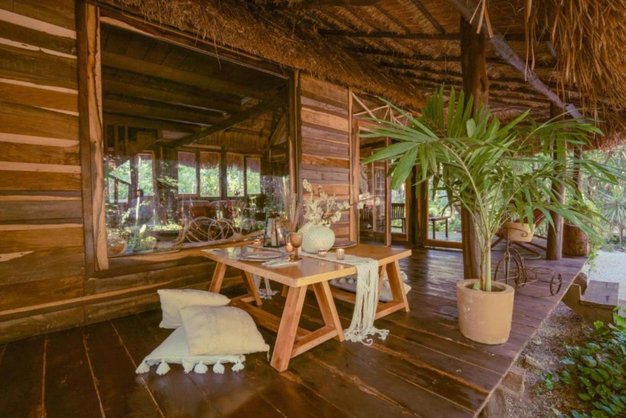 Madre Tierra Eco Habitat Casa de hóspedes Puerto Morelos Exterior foto