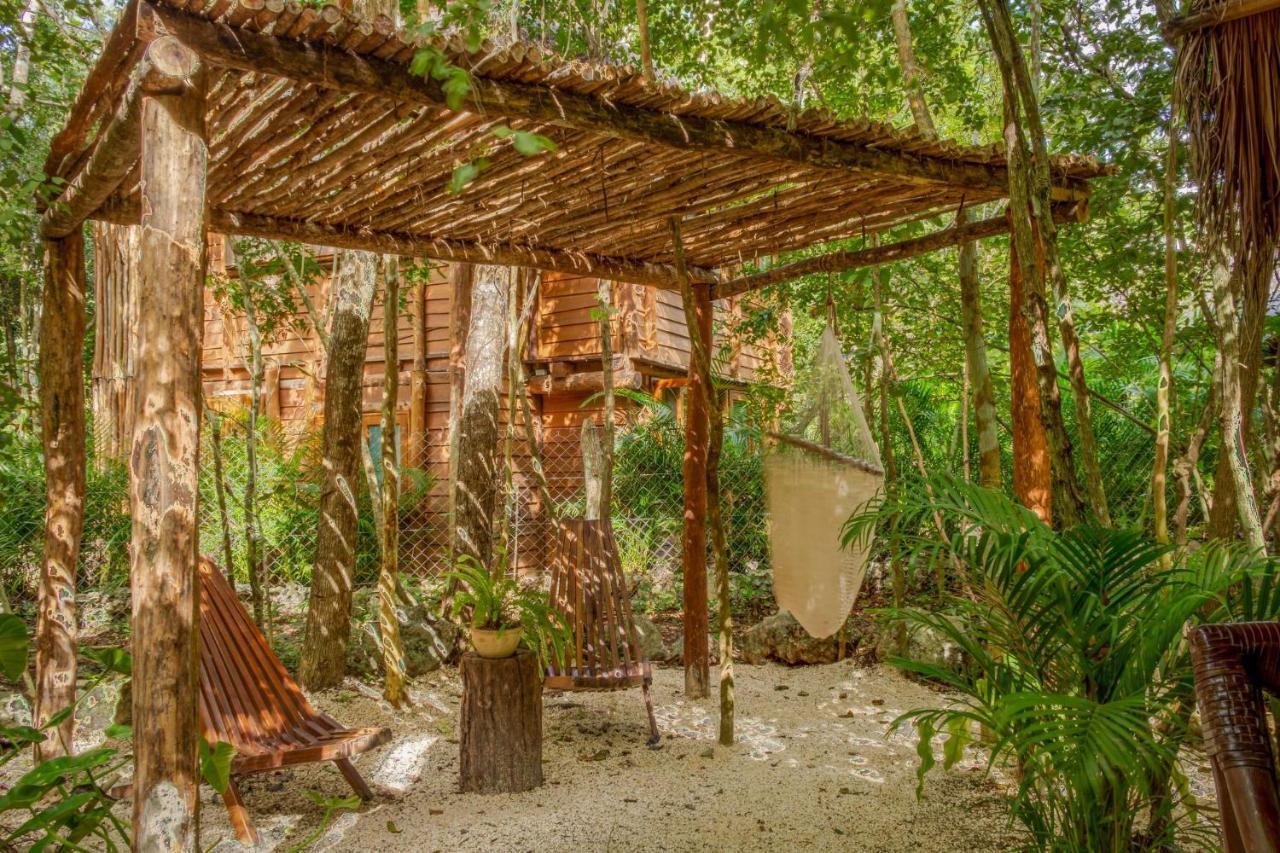 Madre Tierra Eco Habitat Casa de hóspedes Puerto Morelos Exterior foto