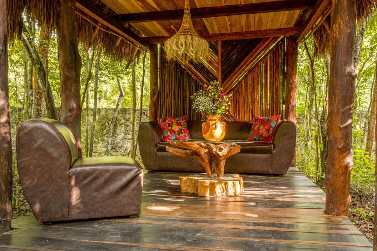 Madre Tierra Eco Habitat Casa de hóspedes Puerto Morelos Exterior foto
