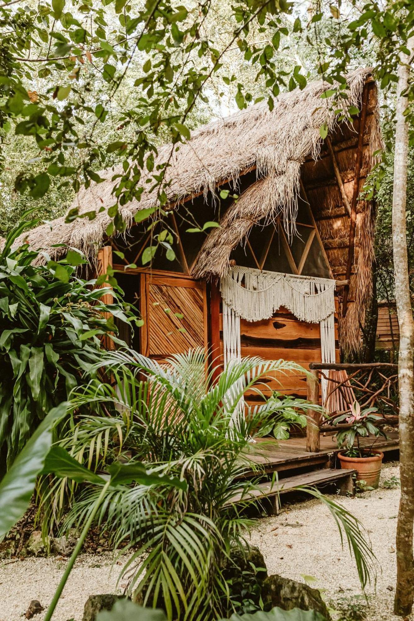 Madre Tierra Eco Habitat Casa de hóspedes Puerto Morelos Exterior foto