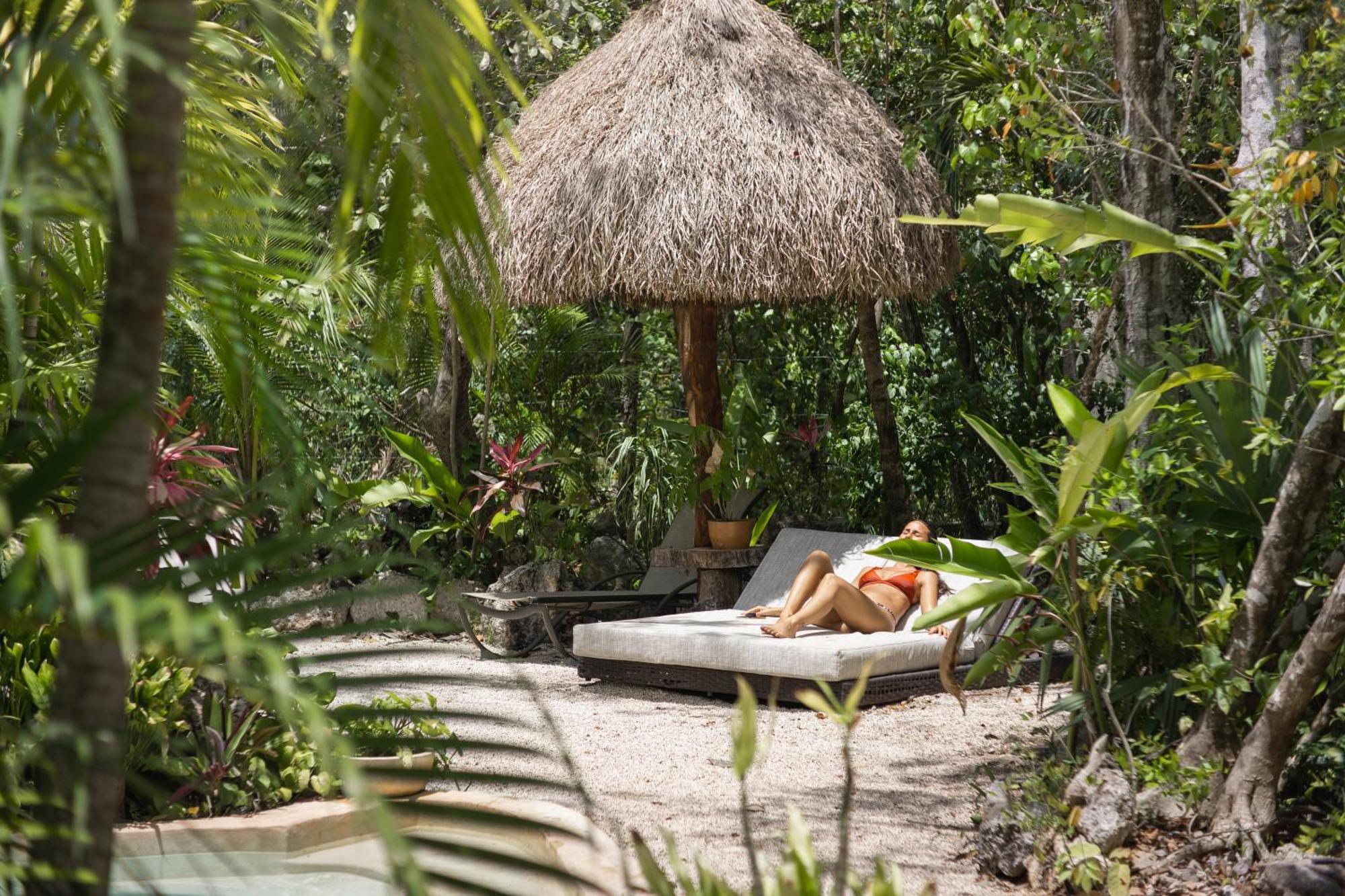 Madre Tierra Eco Habitat Casa de hóspedes Puerto Morelos Exterior foto