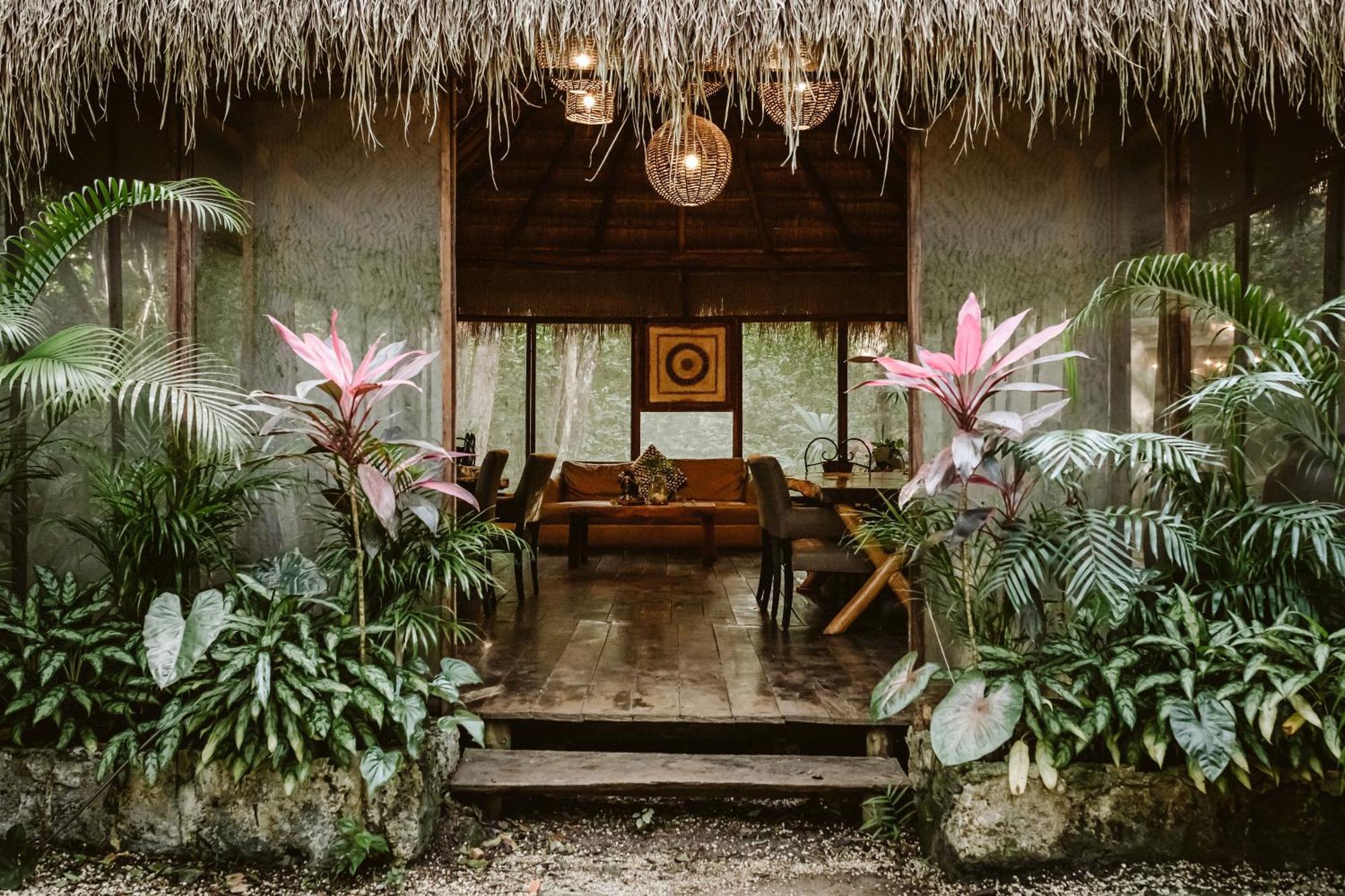 Madre Tierra Eco Habitat Casa de hóspedes Puerto Morelos Exterior foto