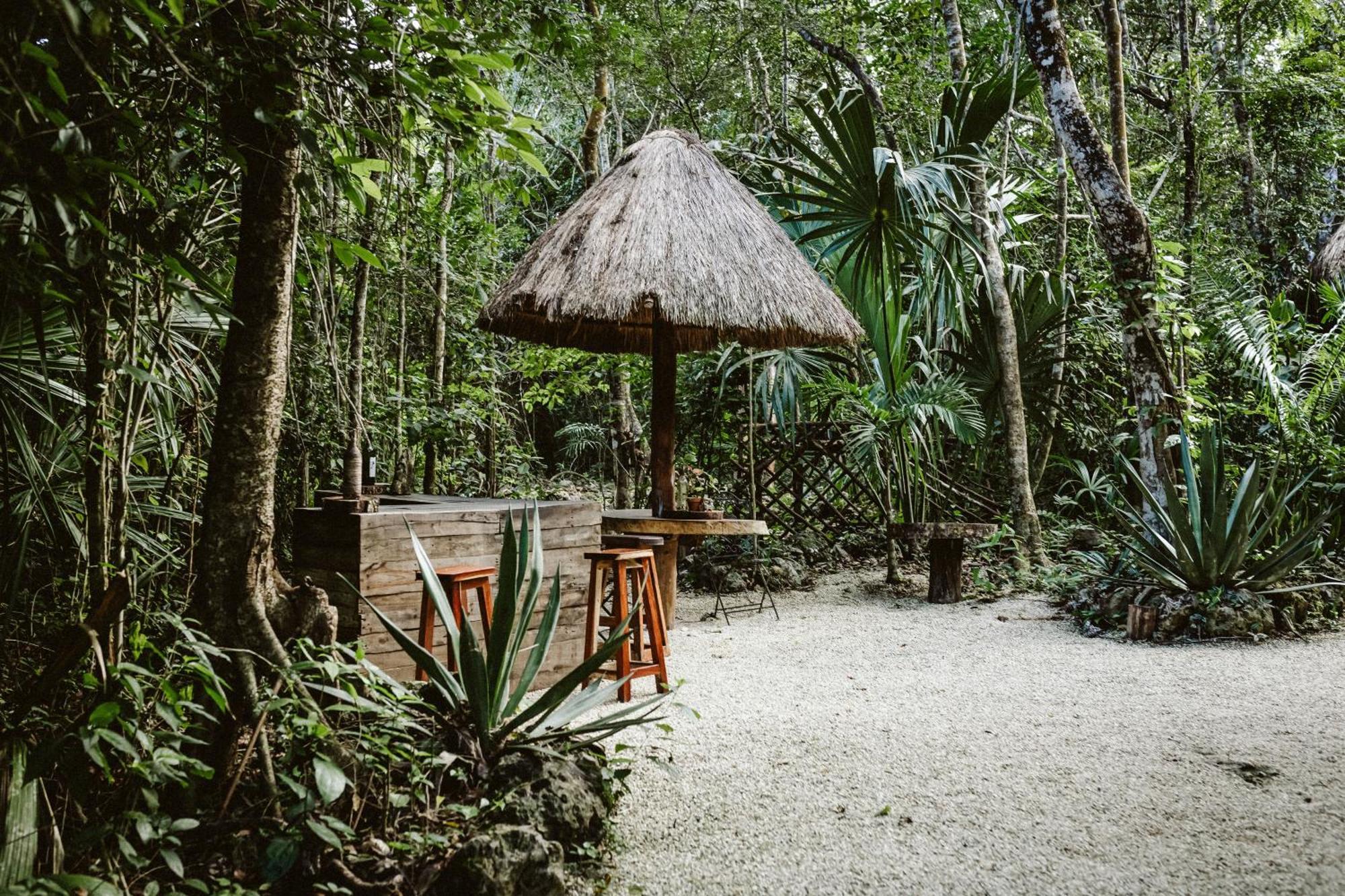 Madre Tierra Eco Habitat Casa de hóspedes Puerto Morelos Exterior foto