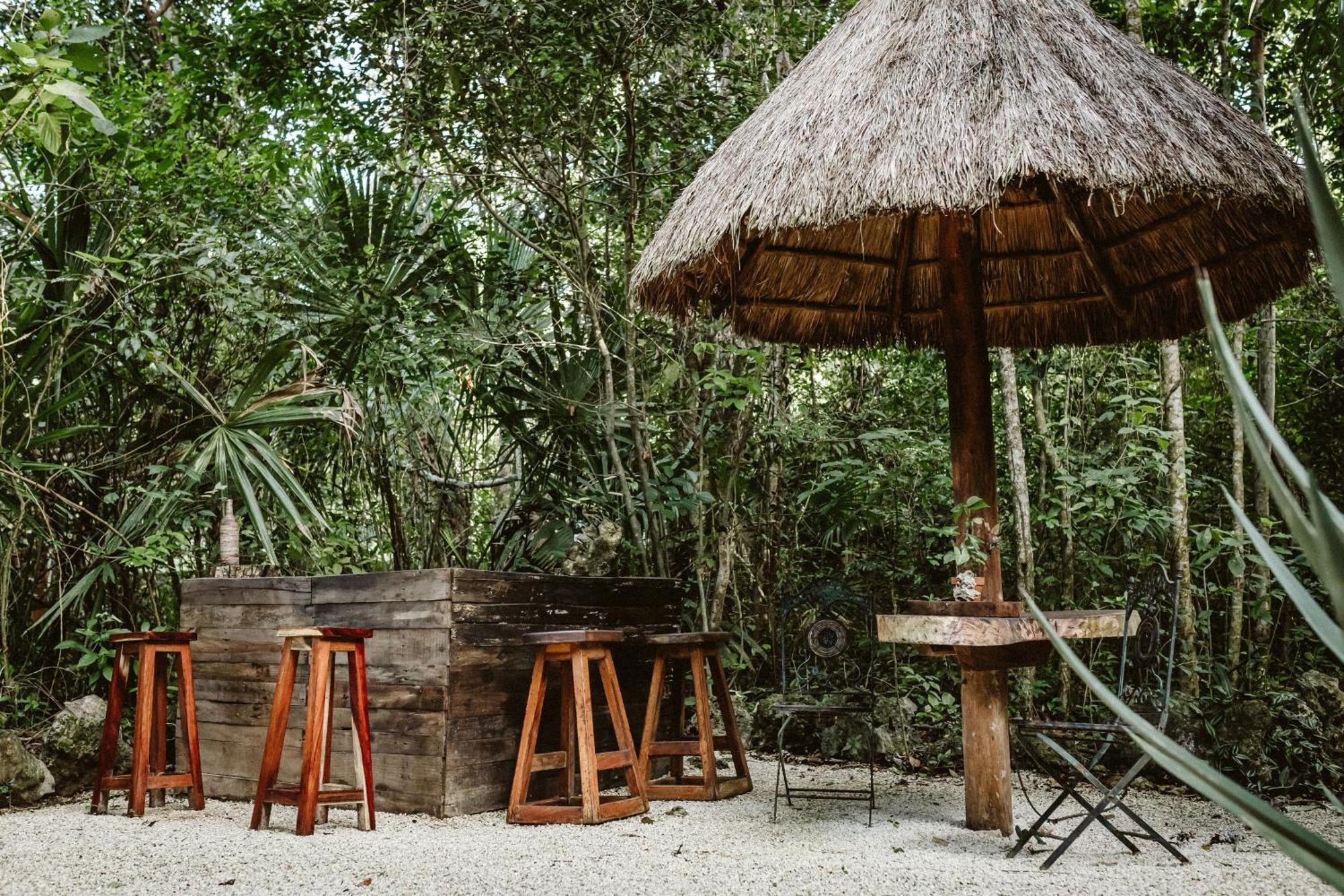Madre Tierra Eco Habitat Casa de hóspedes Puerto Morelos Exterior foto