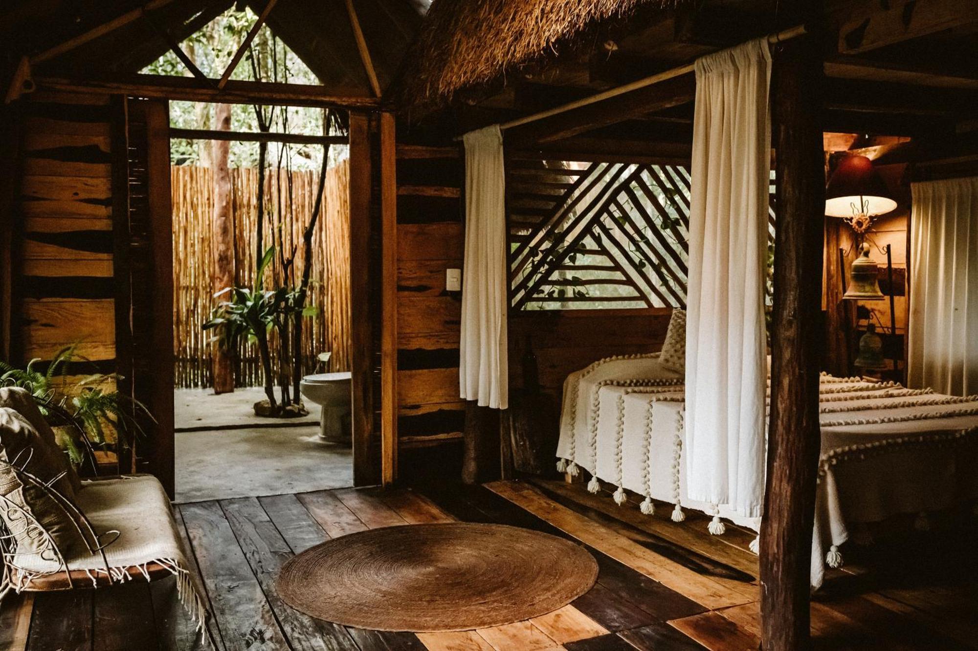 Madre Tierra Eco Habitat Casa de hóspedes Puerto Morelos Exterior foto