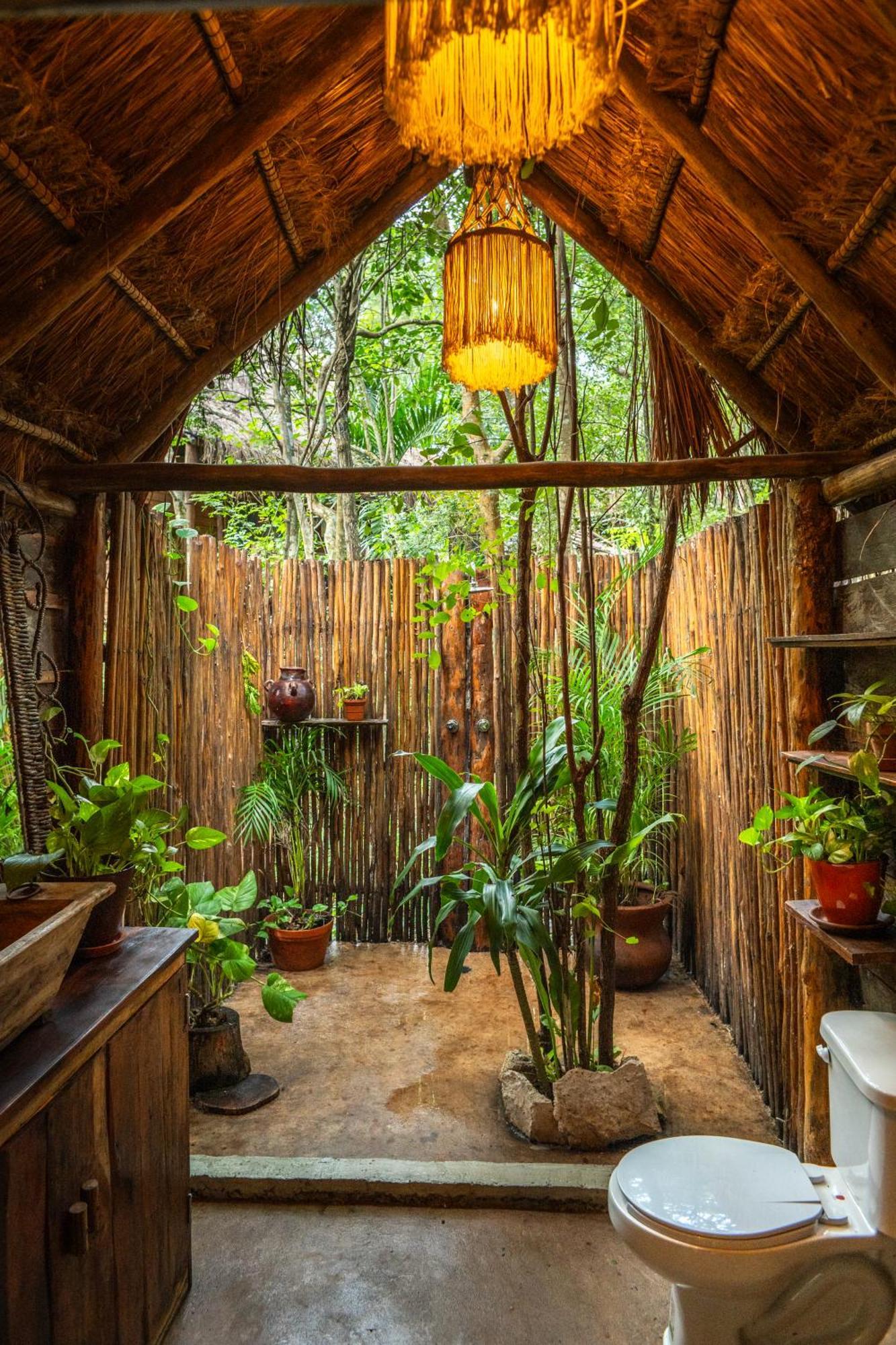 Madre Tierra Eco Habitat Casa de hóspedes Puerto Morelos Exterior foto